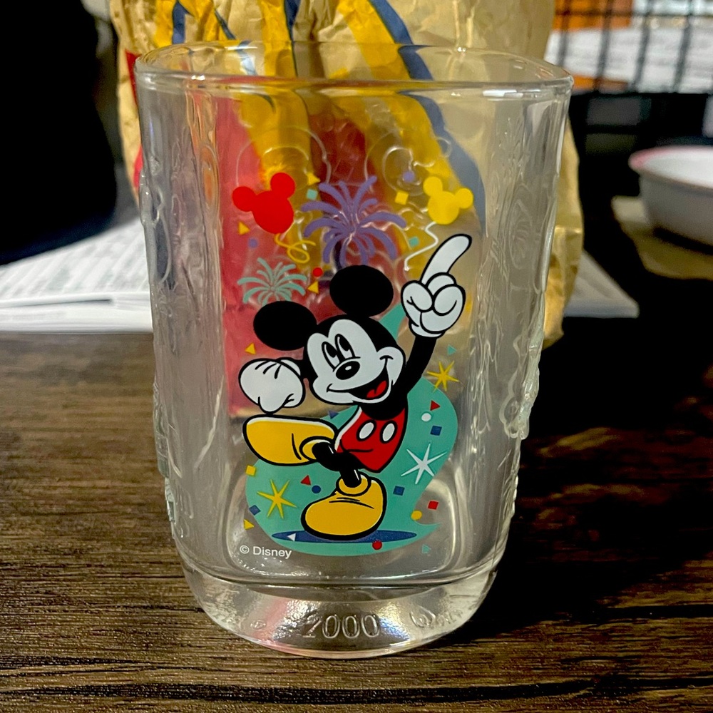 McDonalds Disney cup from 2000
